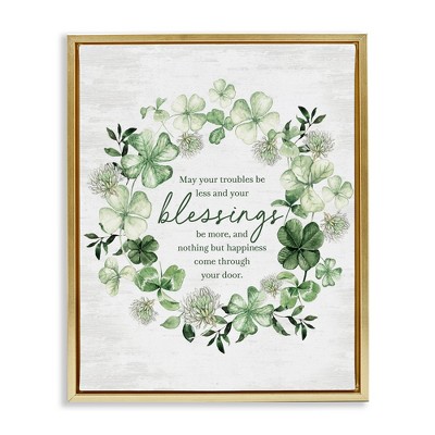 Stupell Industries Irish Proverb Wreath, 25" x 31"