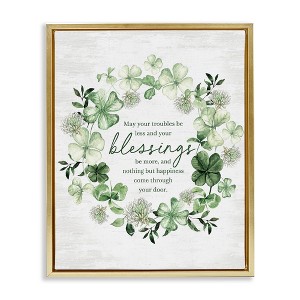 Stupell Industries Irish Proverb Wreath, 25" x 31" - 1 of 4
