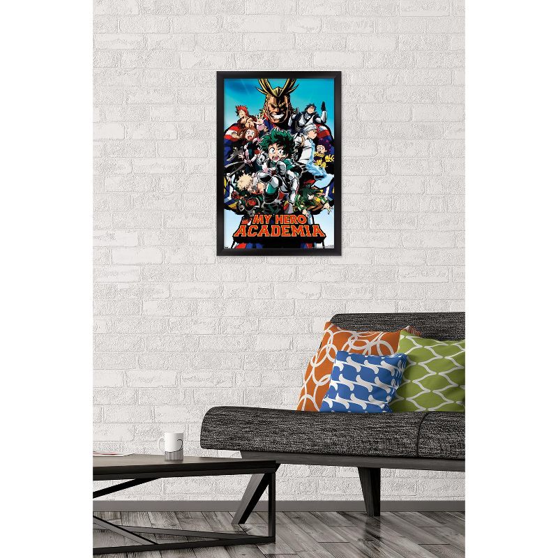 Trends International My Hero Academia - Group Collage Framed Wall Poster Prints, 2 of 7