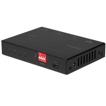 Monoprice Blackbird 4K Pro 1x2 Ultra Slim HDMI Splitter -Black | 4K @ 60Hz, HDCP 2.2 Compliant, HDR, And EDI Detection
