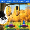 SereneLife 40" Saucer Swing with Handles, Pillow, Hanging Kit, and Carry Bag - Indoor/Outdoor Use - 4 of 4