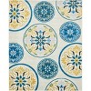 Unique Loom    Outdoor Modern Circles Area Rug - 2 of 4