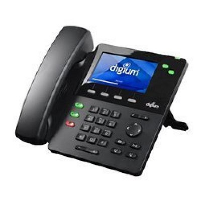 Digium D62 IP Phone 2-Line SIP with HD Voice, Gigabit, 4.3 Inch Color Display, Icon Keys