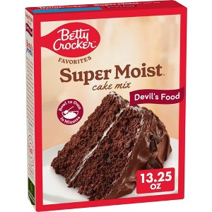 Betty Crocker Favorites Super Moist Devil's Food Cake Mix, 13.25 oz, Pack of 2 - 1 of 3