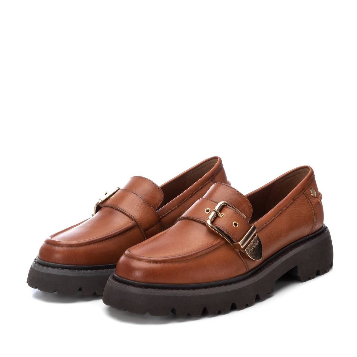 Женские туфли Carmela Leather Collection Women's Penny Loafers CAMEL 8 — фото 5