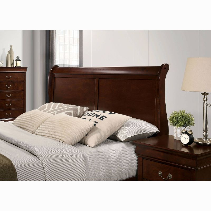 Sliver Sleigh Panel Bed - HOMES: Inside + Out, 6 of 8