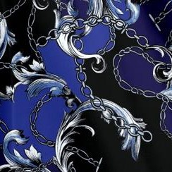 blue chain scroll