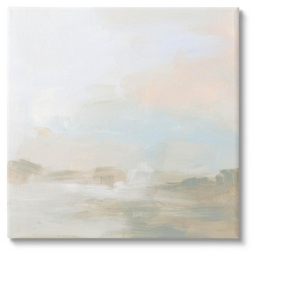 Stupell Industries Modern Neutral Landscape Abstract Canvas Wall Art