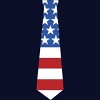 Junior's Design By Humans Fourth Of July Simple American Flag Tie By FreshDressedTees T-Shirt - 2 of 2