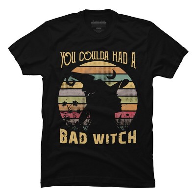 Men's Design By Humans Halloween Funny You Coulda Had Bad Witch By Ering T-Shirt