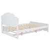 NicBex Twin Size Platform Bed 79.9" L Modern Wooden Bed Frame with Twin Trundle and Headboard for Bedroom, Guest Room, No Box Spring Required - 4 of 4