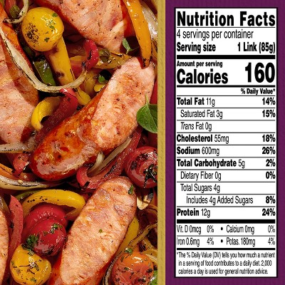 Aidells Korean BBQ Chicken Sausage Links - 12oz