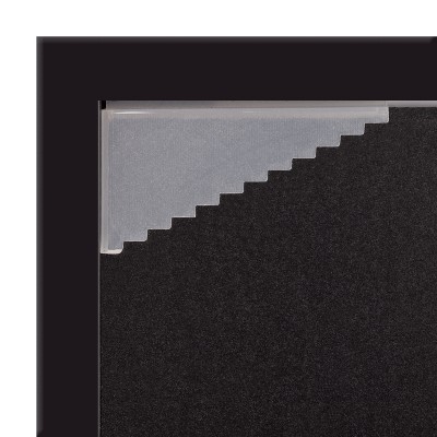 Classic 8x10 Black Wood Floating Frame with Glass