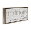 Stupell Industries Family Traditions Heartfelt Phrase, 25" x 11" - 3 of 4