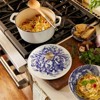 Cuisinart Caskata 5qt Enameled Cast Iron Round Casserole - Blooming Peony: Porcelain-Coated Pot & Pan with Lid, Even-Heating - 2 of 4