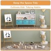 ALEXOUN Kids Bookshelf with 3 Collapsible Fabric Drawers - Practical, Simple Design,Easy to Convert Shelves for Bedroom,Nursery,Playroom - 4 of 4