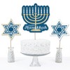 Big Dot of Happiness Happy Hanukkah - Chanukah Party Centerpiece Sticks - Table Toppers - Set of 15 - 3 of 4