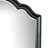 Royal Hampton Dresser Mirror, Beveled Glass, Black Solid Wood Frame, 41x42 - 3 of 4