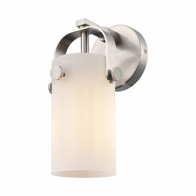 Pilaster II Cylinder - 1 Light Wall Sconce In Contemporary Style-10.5 Inches Tall and 4.5 Inches Wide