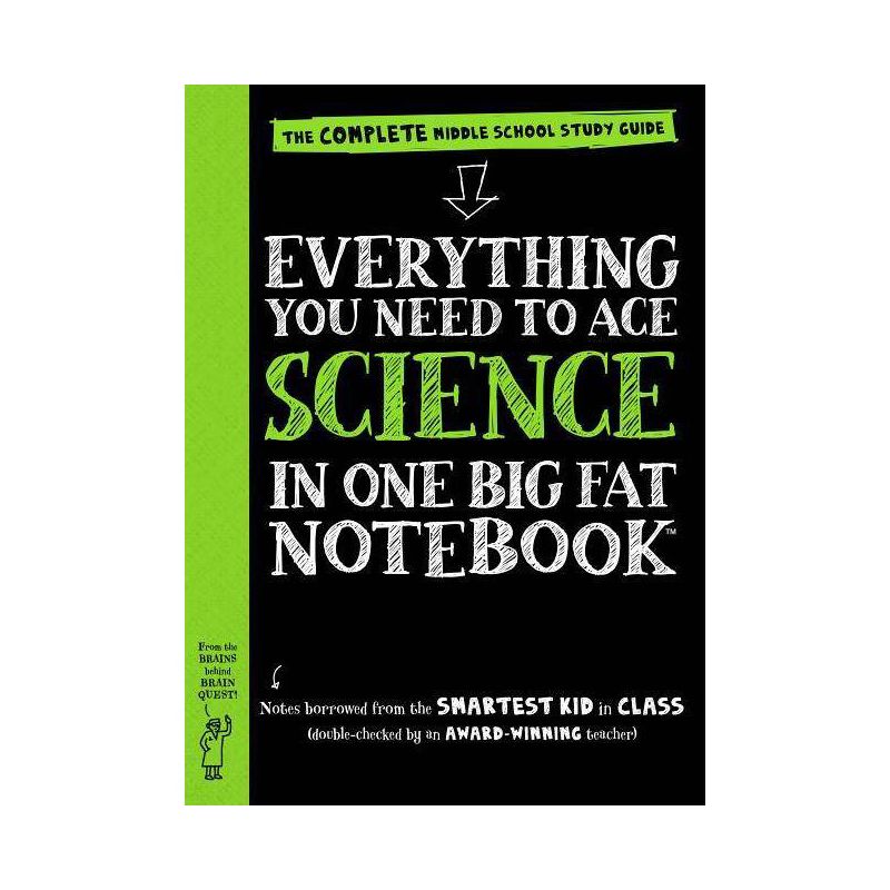Everything You Need to Ace Science in One Big Fat Notebook : The Complete Middle School Study Guide - by Sharon Madanes (Paperback), 1 of 5