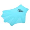Unique Bargains Silicone Water Resistance Aquatic Gloves Blue 1 Pairs - 3 of 4