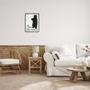 Stupell Industries Bear Feet Remove Shoes Cabin Entrance Sign Black Framed Giclee Art - 2 of 4
