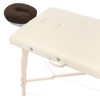 Saloniture 4-Pack Ultra Soft Microfiber Fitted Massage Table Face Cradle Cover - 3 of 4