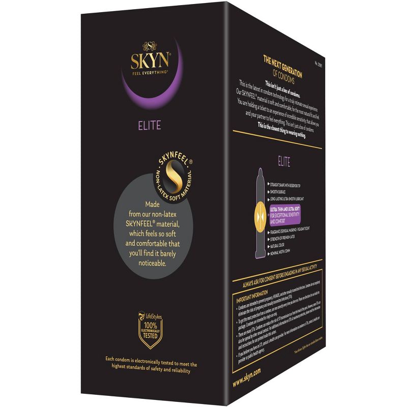 SKYN Elite Non-Latex Lubricated Condoms , 6 of 11