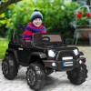 Costway 12V Kids Ride On Truck RC Car w/ LED Lights Music Trunk - 3 of 4