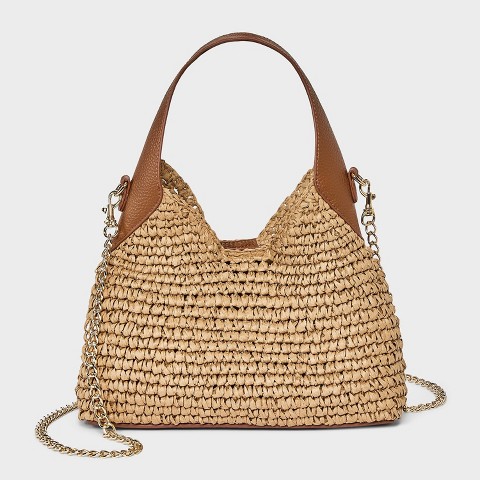 Сумки Universal Thread Straw Mini Slouchy Shoulder Bag - Universal Thread™ Natural