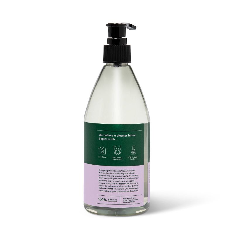 Lavender &#38; Bergamot Liquid Hand Soap - 12 fl oz - Everspring&#8482;, 3 of 10