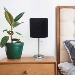 Creekwood Home Contemporary Bedside Table Lamps with USB Port - 1 of 4