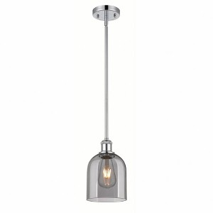 Bella - 1 Light Stem Hung Mini Pendant In Industrial Style-9.5 Inches Tall and 5.5 Inches Wide - 1 of 1