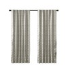 PAGED Jacquard Lined Blackout Curtain Panel with Total Blackout Rod Pocket and Back Tab, Darkening Privacy for Living Room - 3 of 4