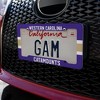 Western Carolina University Stripe License Plate Tag Frame - 3 of 4