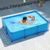 Costway 690 Gal Outdoor Family Swimming Pool with Metal Frame Multi-layer PVC Fabric - 2 of 4