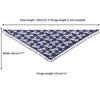 INSPIRE CHIC Lace Rose Floral Tassel Mesh Triangle Head Covering Mantilla Scarves 1Pc - 3 of 4