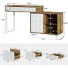 Tribesigns Reversible 4 Drawers Computer Desk with File Drawer Cabinet, for Home Office - 3 of 4