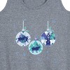 Women's - Frozen 2 - Winter Wonderland Ornaments Christmas Graphic Racerback Tank - 2 of 4