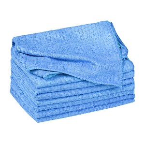 Unique Bargains Home Microfiber Absorbent Reusable Cleaning Cloth 8 Packs - 1 of 4