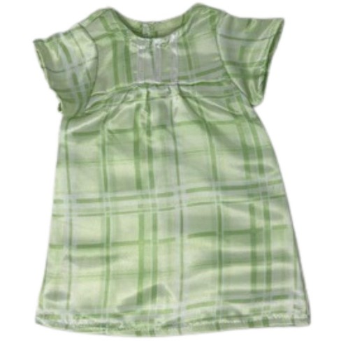 Doll Clothes Superstore Green Satin Nightgown Compatible With 15-16 Inch Baby And Cabbage Patch Kid Dolls - image 1 of 4