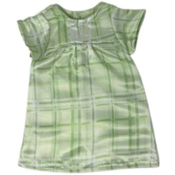 Doll Clothes Superstore Green Satin Nightgown Compatible With 15-16 Inch Baby And Cabbage Patch Kid Dolls