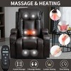 Power Lift Chairs For Elderly,Heavy Duty Recliners With Lumbar Heating And Vibration Massage,USB,Cup Holders,High Back Recliner Chair-Cuddlewood - 2 of 4