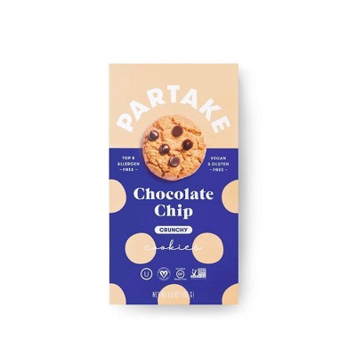 Partake Gluten Free Vegan Chocolate Chip Cookies - 5.5oz