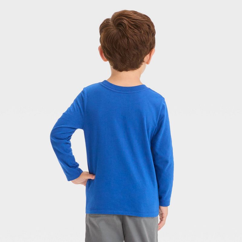 Toddler Boys' Long Sleeve Solid T-Shirt - Cat & Jack™, 3 of 7