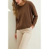 August Sky Women's Rib Lightweight Pullover Sweater - 4 of 4