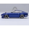 Nissan Fairlady Z RHD "Akuma No Z" Blue Metallic "Wangan Midnight - Comic #1 Version" Manga 1/64 Model Car by Autoart - 2 of 4