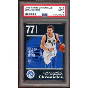 Luka Doncic Rookie Card 2018-19 Panini Chronicles #512 PSA 9 - 1 of 2