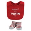 Hudson Baby Infant Boy Cotton Bib and Sock Set, Valentine Truck, One Size - 4 of 4