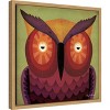 Amanti Art Owl by Ryan Fowler Canvas Wall Art Print Framed 16-in. x 16-in. - 3 of 4